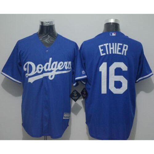 6863b9ff81022_1 Dodgers #16 Andre Ethier Blue New Cool Base Stitched MLB Jersey