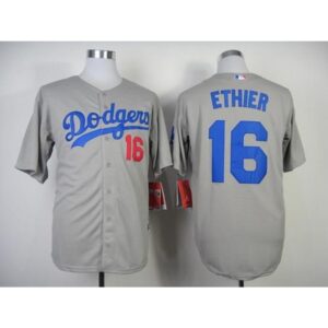 6863ba0df07bf_1 Los Angels Dodgers #16 Andre Ethier Stitched Grey MLB Jersey