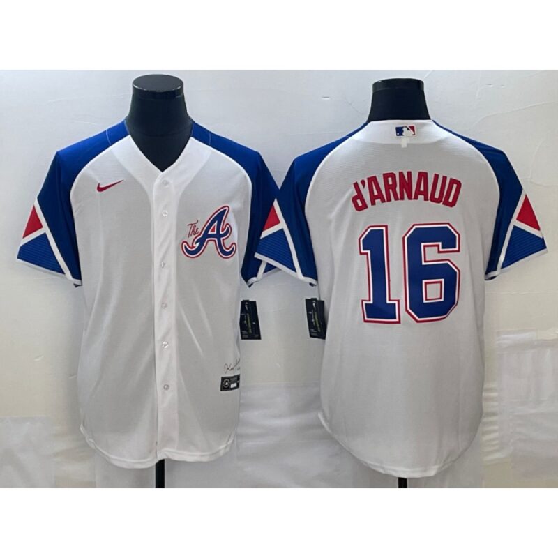 6863ba4ce7fa2_1 Men's Atlanta Braves #16 Travis d'Arnaud White 2023 City Connect Cool Base Stitched Baseball Jersey