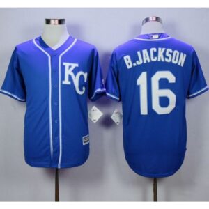 6863ba66d52cd_1 Royals #16 Bo Jackson Blue Alternate 2 New Cool Base Stitched MLB Jersey