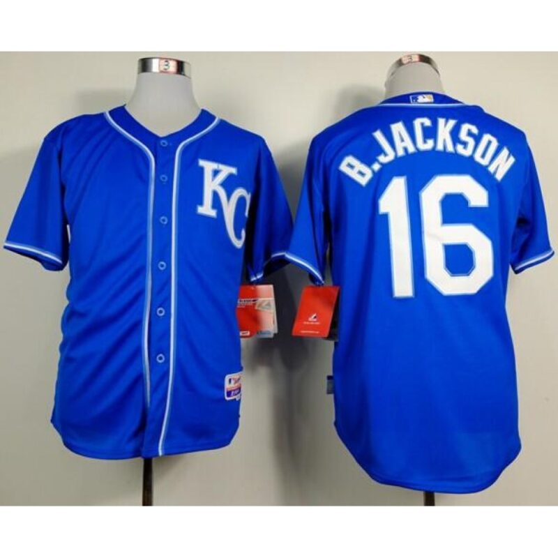 6863ba83993e9_1 Royals #16 Bo Jackson Light Blue Alternate 2 Cool Base Stitched MLB Jersey