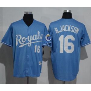 6863ba9c7e1d6_1 Royals #16 Bo Jackson Light Blue New Cool Base Alternate 1 Stitched MLB Jersey