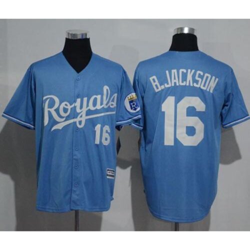 6863ba9c7e1d6_1 Royals #16 Bo Jackson Light Blue New Cool Base Alternate 1 Stitched MLB Jersey