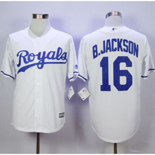 6863baa044490_1 Royals #16 Bo Jackson New White Cool Base Stitched MLB Jersey