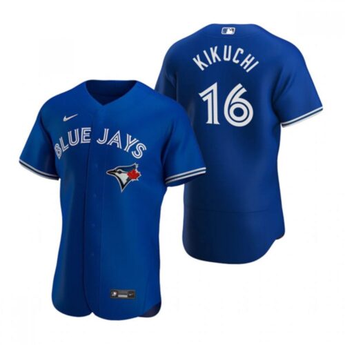 6863bada772e0_1 Men's Toronto Blue Jays #16 Yusei Kikuchi Royal Flex Base Stitched Baseball Jersey