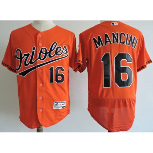 6863baf9d831c_1 Men's Baltimore Orioles #16 Trey ManciNinorange Elite Stitched MLB Jersey