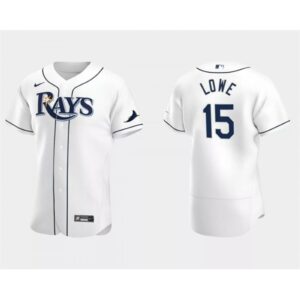 6863bbe0062ba_1 Men's Tampa Bay Rays #15 Josh Lowe White Flex Base Stitched Jersey