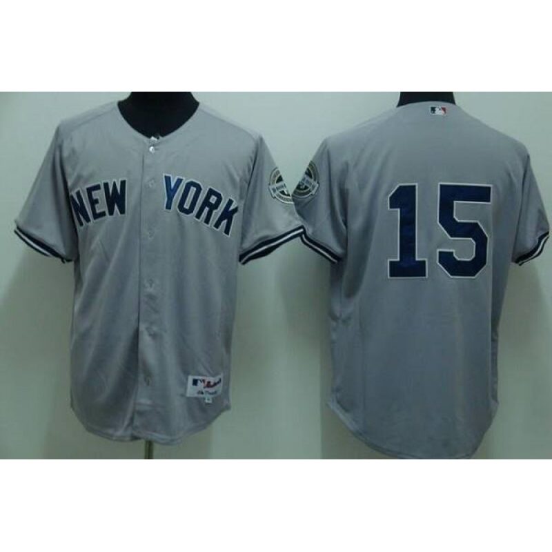 6863bcca23dc1_1 Yankees #15 Thurman Munson Stitched Grey MLB Jersey