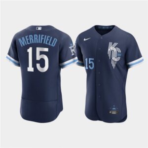 6863bd56b301d_1 Men's Kansas City Royals #15 Whit Merrifield 2022 Navy City Connect Flex Base Stitched MLB Jersey