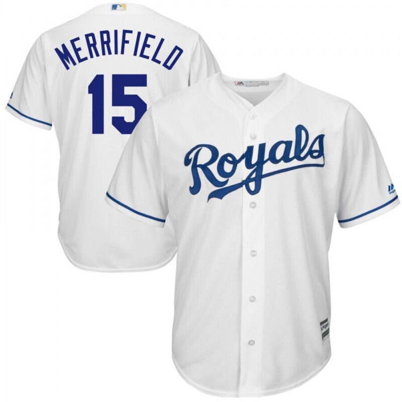6863bd615e5b4_1 Men's Kansas City Royals #15 Whit Merrifield White Cool Base Stitched MLB Jersey