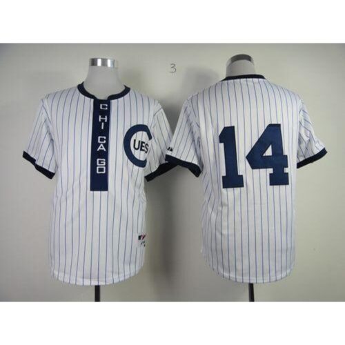 6863be91479ed_1 Cubs #14 Ernie Banks White 1909 Turn Back The Clock Stitched MLB Jersey