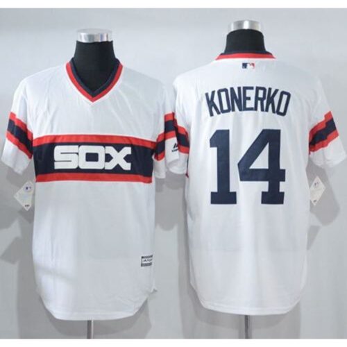 6863bed5072e9_1 White Sox #14 Paul Konerko White New Cool Base Alternate Home Stitched MLB Jersey