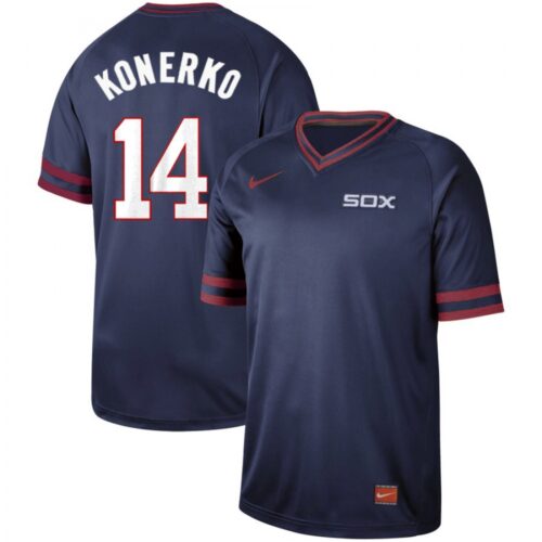 6863bfafa350f_1 Men's Chicago White Sox #14 Paul Konerko Navy Cooperstown Collection Legend Stitched MLB Jersey