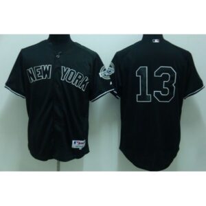 6863c00abe71e_1 Yankees #13 Alex Rodriguez Stitched Black Youth MLB Jersey