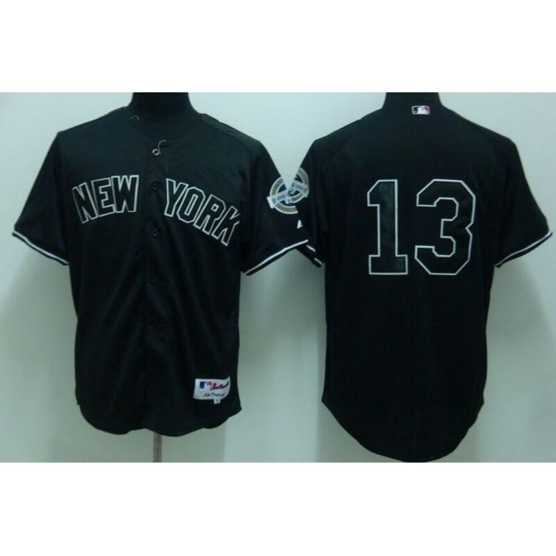6863c00abe71e_1 Yankees #13 Alex Rodriguez Stitched Black Youth MLB Jersey