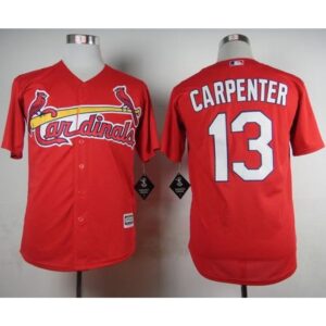 6863c08131ca9_1 Cardinals #13 Matt Carpenter Red Cool Base Stitched MLB Jersey
