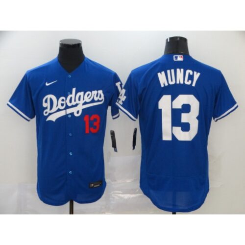 6863c1b12efa4_1 Men's Los Angeles Dodgers #13 Max Muncy Blue Flexbase Stitched MLB Jersey