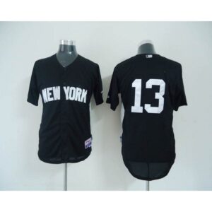 6863c226cc079_1 Yankees #13 Alex Rodriguez Black 2011 Road Cool Base BP Stitched MLB Jersey