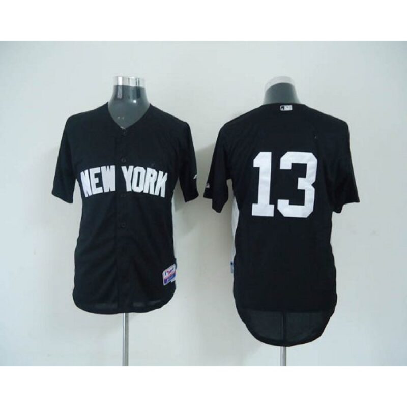 6863c226cc079_1 Yankees #13 Alex Rodriguez Black 2011 Road Cool Base BP Stitched MLB Jersey
