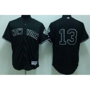 6863c22bd66c2_1 Yankees #13 Alex Rodriguez Stitched Black MLB Jersey
