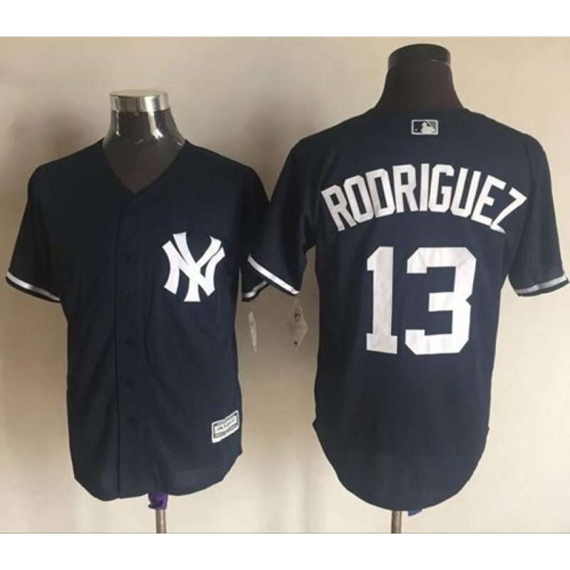6863c242f2f41_1 Yankees #13 Alex Rodriguez Navy Blue New Cool Base Stitched MLB Jersey