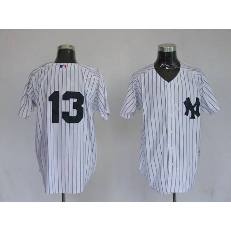 6863c24a04953_1 Yankees #13 Alex Rodriguez Stitched White MLB Jersey