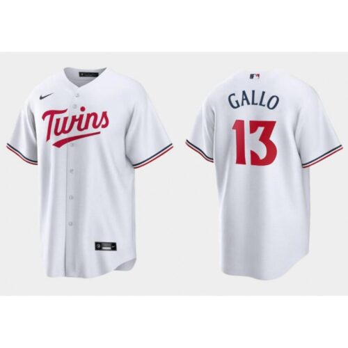 6863c260434d0_1 Men's Minnesota Twins #13 Joey Gallo White Cool Base Stitched Baseball Jersey