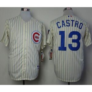 6863c27690a0a_1 Cubs #13 Starlin Castro Cream 1969 Turn Back The Clock Stitched MLB Jersey