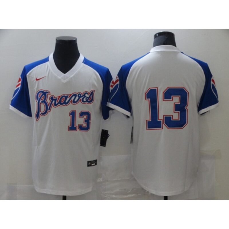 6863c3a711212_1 Men's Atlanta Braves #13 Ronald Acuna Jr. White Cool Base Stitched Jersey