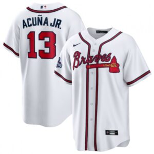 6863c3bd2d943_1 Men's Atlanta Braves #13 Ronald Acuna Jr. 2021 White World Series Champions Cool Base Stitched Jersey