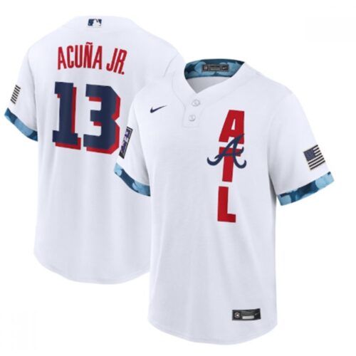 6863c3e0361a2_1 Men's Atlanta Braves #13 Ronald Acuna Jr. 2021 White All-Star Cool Base Stitched MLB Jersey