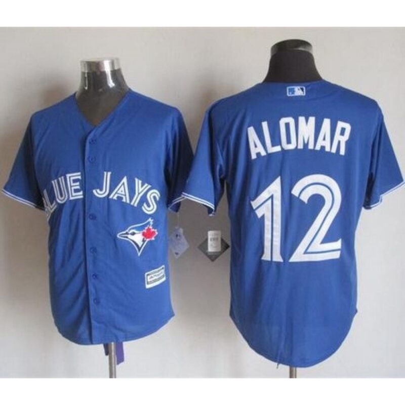 6863c6108a85e_1 Blue Jays #12 Roberto Alomar Blue New Cool Base Stitched MLB Jersey