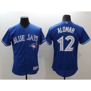6863c61404c4c_1 Blue Jays #12 Roberto Alomar Blue Flexbase Authentic Collection Stitched MLB Jersey