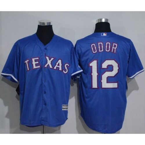 6863c652ad2aa_1 Rangers #12 Rougned Odor Blue New Cool Base Stitched MLB Jersey