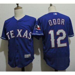 6863c6563fd1a_1 Rangers #12 Rougned Odor Blue Flexbase Authentic Collection Stitched MLB Jersey