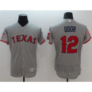 6863c660a7cb6_1 Rangers #12 Rougned Odor Grey Fashion Stars & Stripes Flexbase Authentic Stitched MLB Jersey