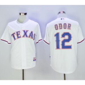 6863c6724fc31_1 Rangers #12 Rougned Odor White Cool Base Stitched MLB Jersey
