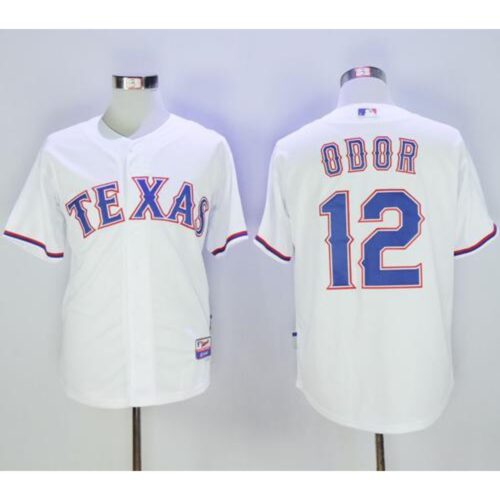 6863c6724fc31_1 Rangers #12 Rougned Odor White Cool Base Stitched MLB Jersey