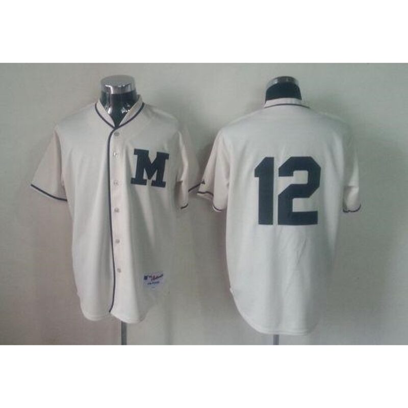 6863c754bae3d_1 Brewers #12 Martin Maldonado Cream 1913 Turn Back The Clock Stitched MLB Jersey
