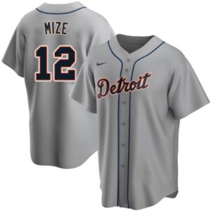6863c777c1901_1 Men's Detroit Tigers #12 Casey Mize Grey Cool Base Stitched Jersey