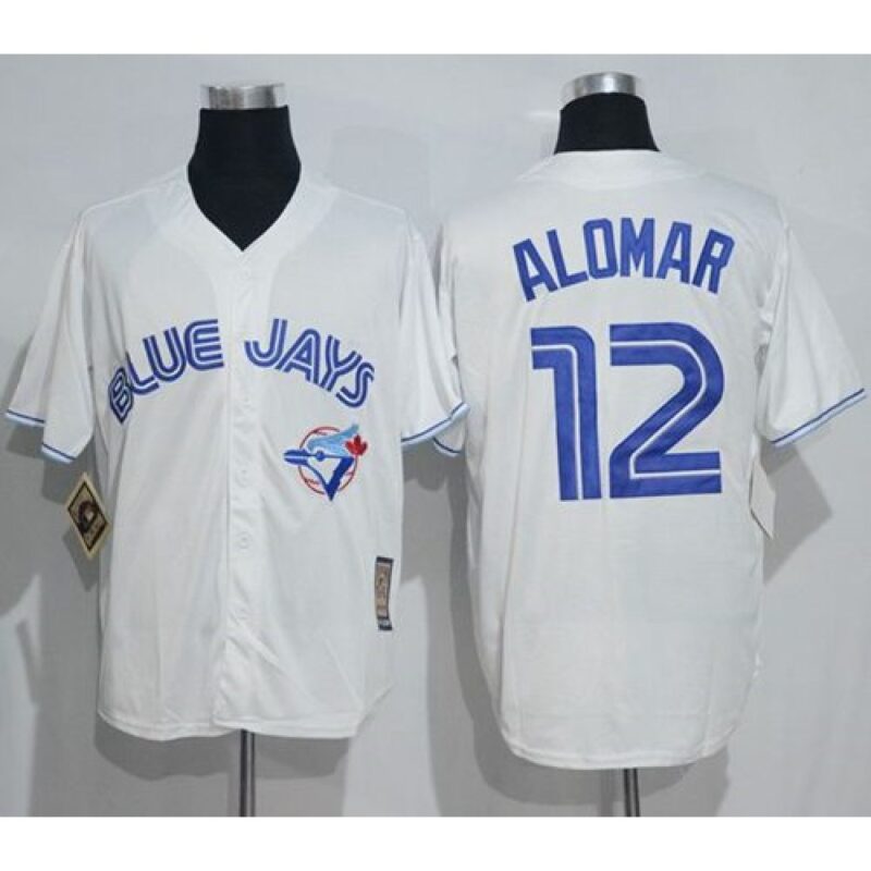 6863c866e4f42_1 Blue Jays #12 Roberto Alomar White Cooperstown Throwback Stitched MLB Jersey