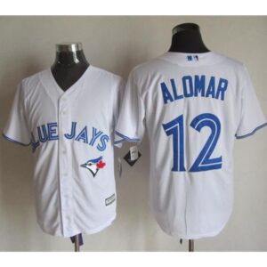 6863c873a7b65_1 Blue Jays #12 Roberto Alomar White New Cool Base Stitched MLB Jersey