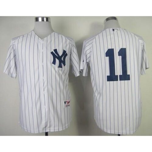 6863c913cb7f4_1 Yankees #11 Brett Gardner White Stitched MLB Jersey