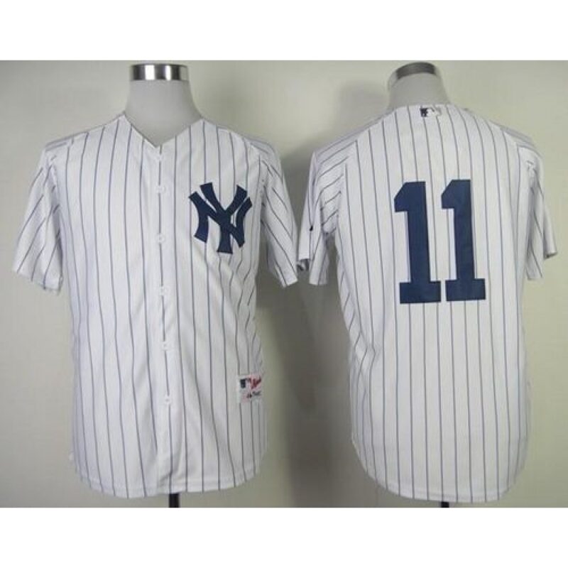 6863c913cb7f4_1 Yankees #11 Brett Gardner White Stitched MLB Jersey