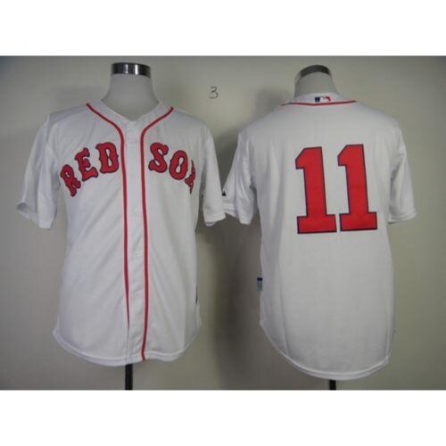 6863ca1d5d4ad_1 Red Sox #11 Clay Buchholz White Cool Base Stitched MLB Jersey