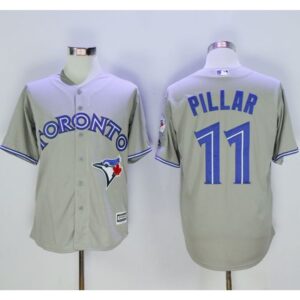 6863ca4d9ccf4_1 Blue Jays #11 Kevin Pillar Grey New Cool Base 40th Anniversary Stitched MLB Jersey