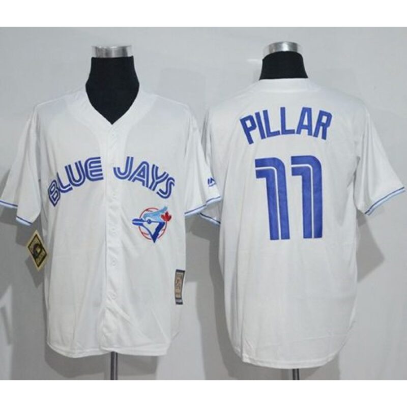 6863ca616de77_1 Blue Jays #11 Kevin Pillar White Cooperstown Throwback Stitched MLB Jersey