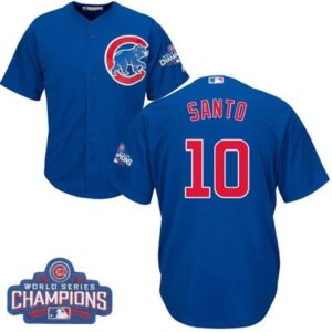 6863cab8cf16e_1 Cubs #10 Ron Santo Blue Alternate 2016 World Series Champions Stitched Youth MLB Jersey