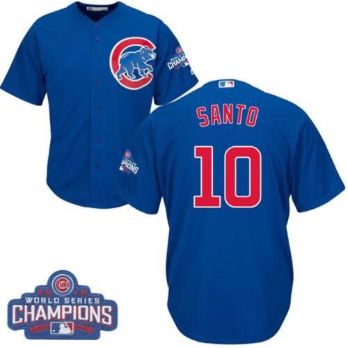 6863cab8cf16e_1 Cubs #10 Ron Santo Blue Alternate 2016 World Series Champions Stitched Youth MLB Jersey