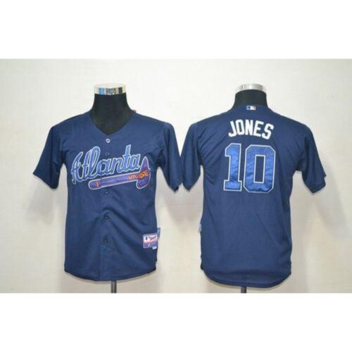 6863cb1d8dc5b_1 Braves #10 Chipper Jones Blue Cool Base Stitched Youth MLB Jersey
